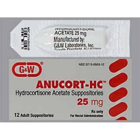 Anucort Hc 25 Mg Suppository Price